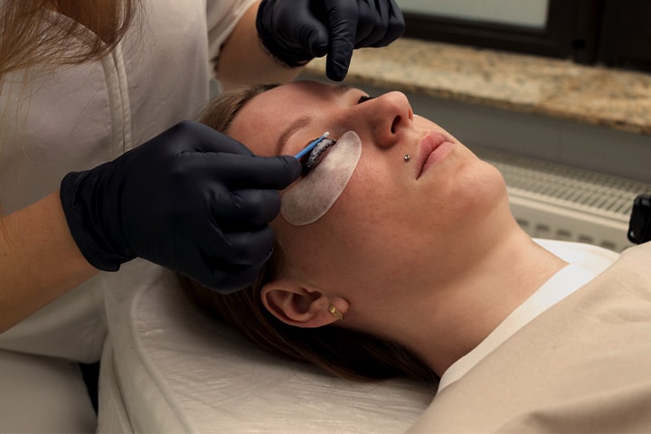 a person taking a selfie